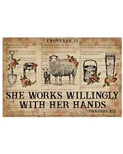 Catchphrase Works Willingly With Hand Sheep 17x11 Poster front