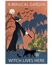 Vintage Girl Witch A Magical Garden 11x17 Poster front