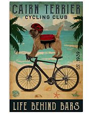 Cycling Club Cairn Terrier 11x17 Poster front