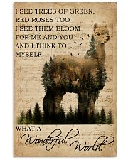 Music Sheet And I Think Alpaca 11x17 Poster front