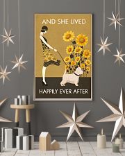 Sunflower Vintage Girl Lived Happily Westie 11x17 Poster lifestyle-holiday-poster-1