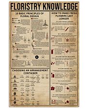Floristry Knowledge 11x17 Poster front