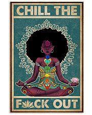 Retro Chill The Black Girl Yoga 11x17 Poster front