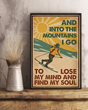And Into The Mountains I Go Skiing 16x24 Poster lifestyle-poster-3