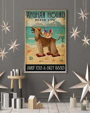 Beach Life Sandy Toes Afghan Hound 11x17 Poster lifestyle-holiday-poster-1