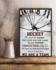 Hockey We Are A Team 11x17 Poster lifestyle-poster-3