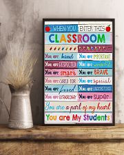 Teacher You Are A Part Of My Heart 11x17 Poster lifestyle-poster-3
