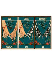 Skeleton Couple We Are Simply 24x16 Poster front