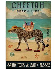 Beach Life Sandy Toes Cheetah 11x17 Poster front