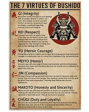 The 7 Virtues Of Bushido 16x24 Poster front