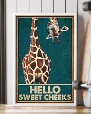 Retro Green Giraffe Hello Sweet Cheeks 16x24 Poster lifestyle-poster-4