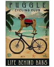 Cycling Club Puggle 11x17 Poster front