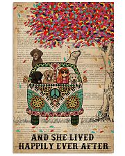 Dictionary She Lived Happily Labrador Retriever 11x17 Poster front