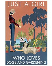Vintage A Girl Loves Gardening And Skye Terrier 11x17 Poster front