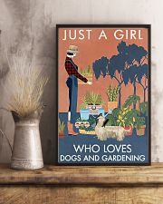 Vintage A Girl Loves Gardening And Skye Terrier 11x17 Poster lifestyle-poster-3