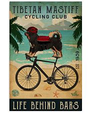 Cycling Club Tibetan Mastiff 11x17 Poster front