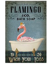Vintage Bath Soap Flamingo 11x17 Poster front
