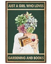 Easily distracted by Books Wine Garden 11x17 Poster front