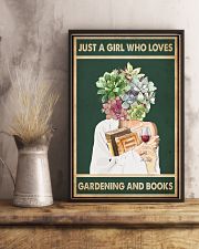 Easily distracted by Books Wine Garden 11x17 Poster lifestyle-poster-3