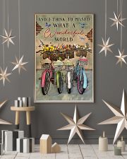 Green Pallet Bicycle I Think To Myself 11x17 Poster lifestyle-holiday-poster-1