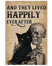 They Lived Happily Black Cat Skeleton 11x17 Poster front