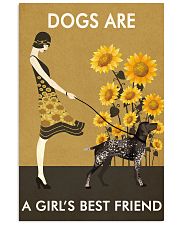 Sunflower Vintage Love German Shorthaired Pointer 11x17 Poster front