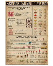 Cake Decorating Knowledge 11x17 Poster front