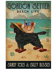 Beach Life Sandy Toes Gordon Setter 11x17 Poster front