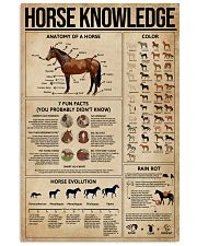 Horse Knowledge 16x24 Poster front