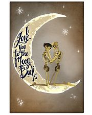 Love You To The Moon And Back Skeleton 11x17 Poster front
