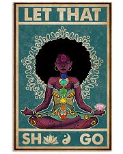 Retro Let That Black Girl Yoga 11x17 Poster front