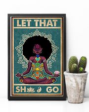 Retro Let That Black Girl Yoga 11x17 Poster lifestyle-poster-8