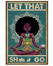 Retro Let That Black Girl Yoga 16x24 Poster front