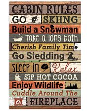Carbin Rules Skiing 16x24 Poster front