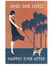 Vintage Girl She Lived Happily Chihuahua 11x17 Poster front