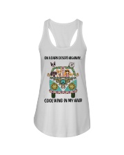 Dark desert highway Ladies Flowy Tank thumbnail
