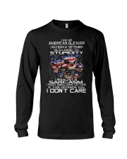 American old man-stupidity-sarcasm-september Long Sleeve Tee thumbnail