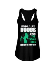 Fishing is like boobs Ladies Flowy Tank thumbnail