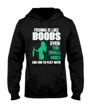 Fishing is like boobs Hooded Sweatshirt thumbnail