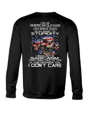 American old man-stupidity-sarcasm-March Crewneck Sweatshirt thumbnail