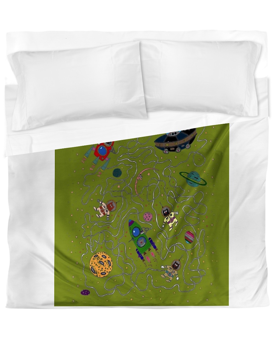 Children's Space Duvet Cover - King