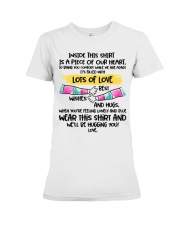 Piece of our heart lots of love Premium Fit Ladies Tee thumbnail