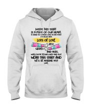 Piece of our heart lots of love Hooded Sweatshirt thumbnail