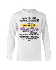 Piece of our heart lots of love Long Sleeve Tee thumbnail