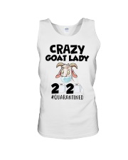 Crazy Goat Lady 2020 quarantined Unisex Tank thumbnail