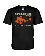 Perseverance Rover Explore As One V-Neck T-Shirt tile