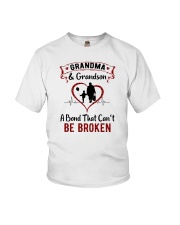 Grandma And Grandson A Bond That Can't Be Broken Youth T-Shirt tile