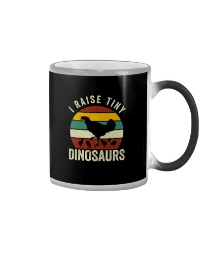 I Raise Tiny Dinosaurs Chicken Color Changing Mug