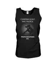 Cameras Don't Take Photo Photographers Do Unisex Tank tile
