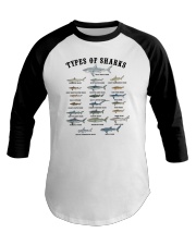 Types Of Sharks Baseball Tee tile